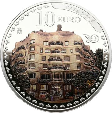 2026 24.98g Spain Silver Casa Mila PP