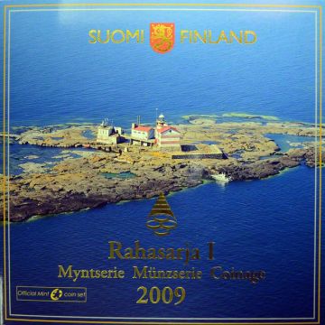 2009 Finland Copper-Nickel 2009 28gm Finland Copper-Nickel Course set UN UN