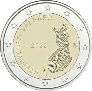 2023 Finland Copper-Nickel Social and Health Service UN UNC