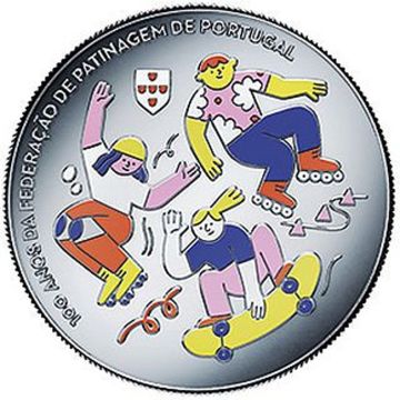 2024 12.95g Portugal Silver Portuguese Skating Association 100th Anniversary PP