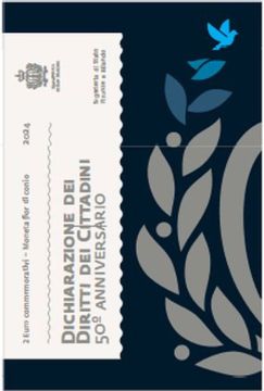 2024 San Marino Copper-Nickel Citizen Rights/Constitution UNC