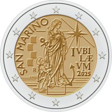 2025 San Marino Copper-Nickel Holy Year UNC