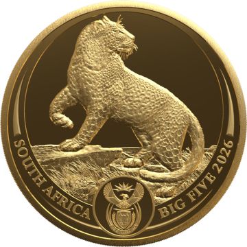 2026 1 oz South Africa Gold Big Five III - Leopard PP