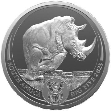2025 1 oz South Africa Silver Big Five III UN