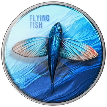 2026 1 oz Cameroon Silver Flying Fish PP