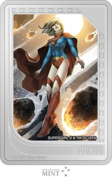 2023 1 oz Niue Silver 2023   Niue Silver DC Mint Trading - Supergirl PP
