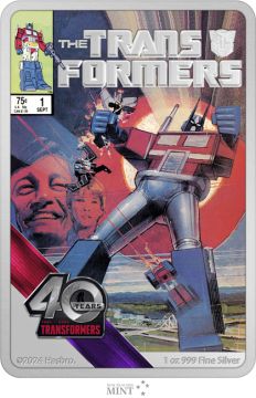 2024 1 oz Niue Silver Transformers 40th Anniversary Colored  Proof Coin PP