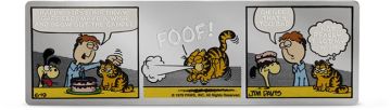 2025 1 oz Niue Silver Nickelodeon - Garfield's 1st Birthday PP