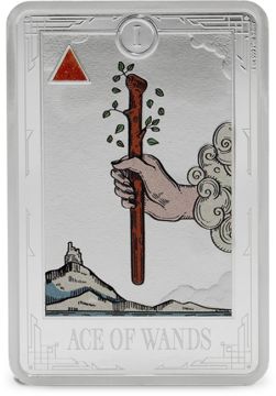 2026 1 oz Niue Silver Tarot Cards – Ace of Wands PP