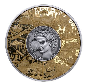 2026 155.36g Solomon Islands Silver Agatha Christie PL