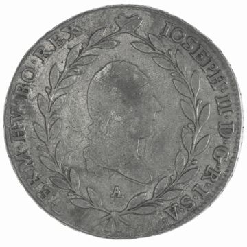 1785 Silver 20 Kreuzer A f. VZ, small amount.