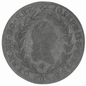 1784 Silver 20 Kreuzer SS, Kr.