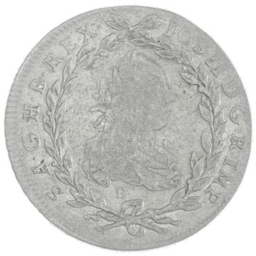 1782 Silver 20 Kreuzer B SS, just.