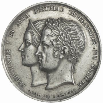 Silver Auf die Kronung zum konig von Bohmen SS, Kr. Henkelspur oder Randschaden?
