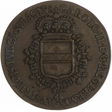 1686 Belgium Copper Rechenpfennig SS