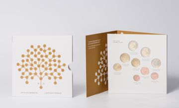 2022 Latvia Copper-Nickel Financial knowledge set UNC