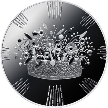 2026 21.98g Latvia Silver Bridal Crown PP