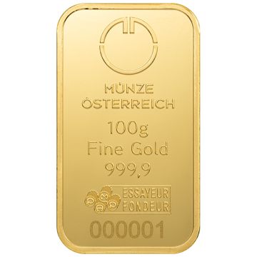 100g Austria Gold Münze Österreich Minted customary in banking