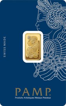 5g Switzerland Gold PAMP (Fortuna) customary in banking