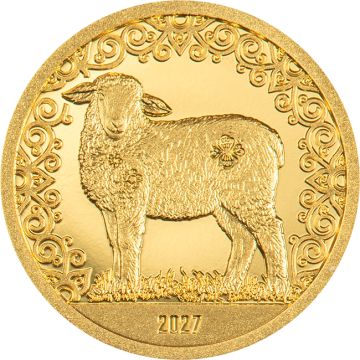 0.49g Mongolia Gold Lunar Sheep PP