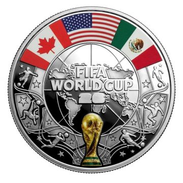 2026 18.50g Silver FIFA Soccer WC 2026 PP
